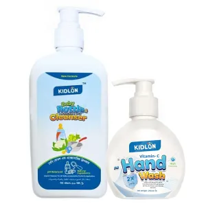 Buy 1 KIDLON Baby Bottle & Accessories Cleanser 500ml & Get 1 KIDLON Liquid Hand Wash 200ml Free